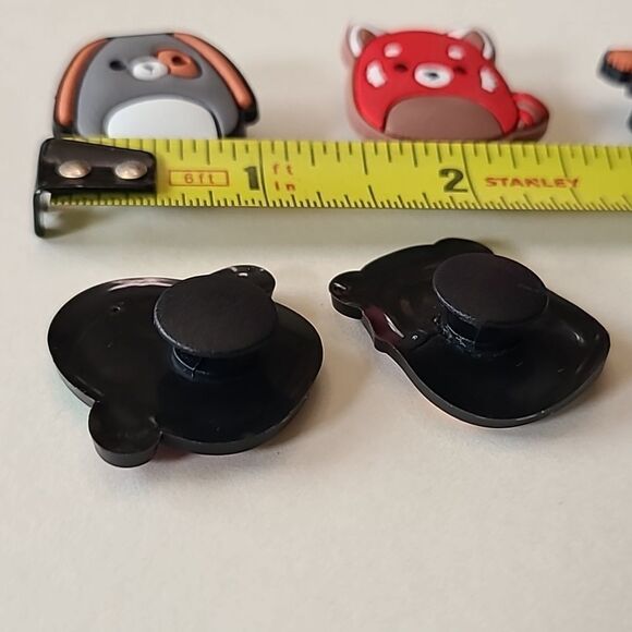 Squishmallows 6-pc Shoe Jewelry Croc Charms Duck Koala Dog Panda Lion Set NWT - Picture 3 of 5